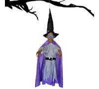 Sorcière d'arbre | Décoration de Bar Halloween Fantôme Sorcière,Figurine Effrayante avec Son pour Porte Intérieur Extérieur Jardin Porche Automne Noël