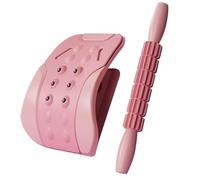 Sorcière de cou - correcteur de, dispositif de fissuration arrière | Coussin d'étirement du dos réglable à 3 niveaux, arrière du panneau d'affichage de la colonne vertébrale,