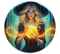 Sorcière de la forêt Crystal 1000 Pièces Puzzle pour Adultes Jeux Éduchatifs Puzzle Anti-Stress Cultiver l'esprit D'équipe Cadeaux pour Adultes 1000pcs (67.5x67.5cm)