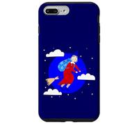 Sorcière de Noël Bleue Befana Broomrider Spookmas Epiphany Coque pour iPhone 7 Plus/8 Plus