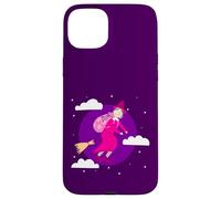 sorcière de noël Violet befana Balai spookmas gothmas Coque pour iPhone 15 Plus