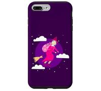 sorcière de noël Violet befana Balai spookmas gothmas Coque pour iPhone 7 Plus/8 Plus