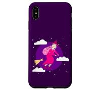 sorcière de noël Violet befana Balai spookmas gothmas Coque pour iPhone XS Max