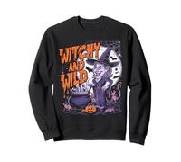 Sorcière d'halloween Amusante et Sauvage Sweatshirt