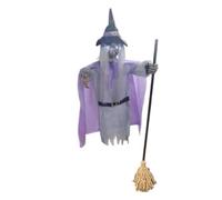Sorcière d'halloween Détecteur de Son et de Mouvement Effrayant d'halloween