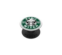 Sorcière d'halloween Pentagramme sorcière Basique PopSockets PopGrip Adhésif