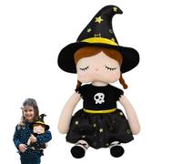 Sorcière,en Peluche Douce | Jouets Décoratifs Doux Festifs pour Maison Halloween Intérieur Temps Jeu Bureau Étagère