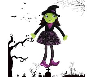 sorcière en Peluche pour Fille - Décoration Douce et agréable pour la Peau pour Chambre d'enfant, Bureau, Salle de séjour, fête