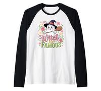Sorcière et célèbre Halloween drôle Manche Raglan
