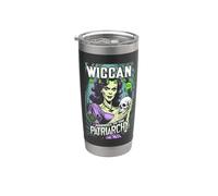 Sorcière féministe Adieu Patriarchy Wiccan Funny Magazine Gobelet isotherme en acier inoxydable double paroi