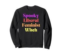 Sorcière féministe libérale effrayante Hex Le patriarcat Sweatshirt