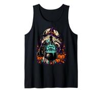 Sorcière Gaming Chaudron Halloween Manette Magie Débardeur