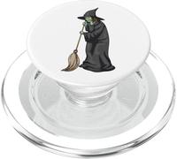 Sorcière Halloween Balai PopSockets PopGrip pour MagSafe