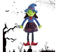 Sorcière Halloween,Jouet en Peluche Sorcière Halloween - Décoration Adorable Douce et Respectueuse de la Peau pour Intérieur, Bureau, Chambre, Fête, Filles, et Salon