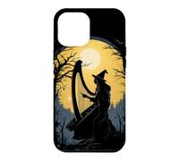 Sorcière Jouant de la Harpe Halloween Harpiste Joueur de harpiste Coque pour iPhone 12 Pro Max