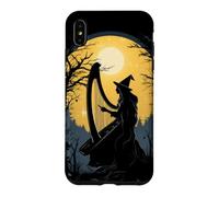 Sorcière Jouant de la Harpe Halloween Harpiste Joueur de harpiste Coque pour iPhone XS Max