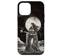 Sorcière Lune céleste avec Ciel Sombre, étoiles et Bougies Coque pour iPhone 12 Mini