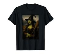 Sorcière Mona Lisa T-Shirt Graphique avec Valeur