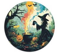 Sorcière Puzzle 1000 Pièces Adultes Et Enfants Dès 14 Ans Style Fantastique Puzzle De Bricolage Coloré Jouets De Jeu Stimulants Détente Collection 1000pcs (67.5x67.5cm)