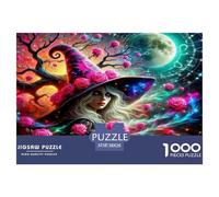 Sorcière Puzzle De 1000 Pièces pour Adultes Et Enfants Bricolage Ludique Et Activité Originale La Décoration Moderne Jeu Cadeau Unique 38x26cm/1000pcs
