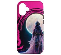 Sorcière Spatiale du Futur. Midjourney A.l. Art Coque pour iPhone 16