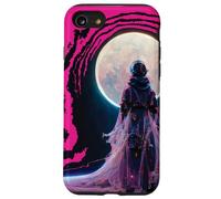 Sorcière Spatiale du Futur. Midjourney A.l. Art Coque pour iPhone SE (2020) / 7/8