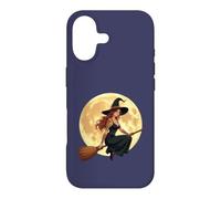 Sorcière tatouée Assise à l'ascension d'un besom Halloween Coque pour iPhone 17