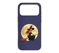 Sorcière tatouée Assise à l'ascension d'un besom Halloween Coque pour iPhone 17 Pro Max