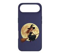Sorcière tatouée Assise à l'ascension d'un besom Halloween Coque pour iPhone Air