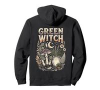 Sorcière Verte sorcière Halloween Occulte Goth Design Sweat à Capuche