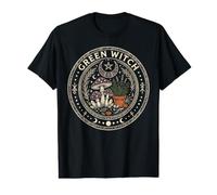 Sorcière Verte sorcière Halloween Occulte Goth Design T-Shirt Graphique avec Valeur