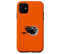 Sorcière Volante Assise à Cheval sur Un Balai Devant la Lune 2 Coque pour iPhone 11