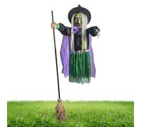Sorcière volante d'Halloween, décoration décorative pour jardin, terrasse, réunions