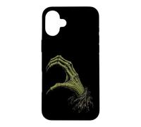 Sorcière Zombie Coeur Main Gothique Assorti Couple Halloween Coque pour iPhone 16 Plus