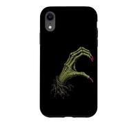 Sorcière Zombie Coeur Main Gothique Assorti Couple Halloween Coque pour iPhone XR