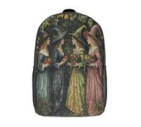Sorcières des quatre saisons Sac À Dos Unisexe Loisir Backpack Garçons École Sacs Filles Style XVIIIe siècle Cartable Daypacks Adulte Léger 17inch