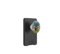 Sorcières d'halloween avec Cottage et citrouilles PopSockets PopWallet pour MagSafe