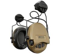 Sordin Supreme MIL AUX Active Ear Defenders 72308-05-S - Adaptateur ARC pour casques - Cache-oreilles électroniques (sable)