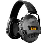 Sordin Supreme Pro-X LED casque antibruit actif, SNR 27 dB, Night Camo | Édition limitée à 5 000 exemplaires : 4 profils HEAR2, coussinets gel, arceau cuir et LED pour la chasse et le tir.