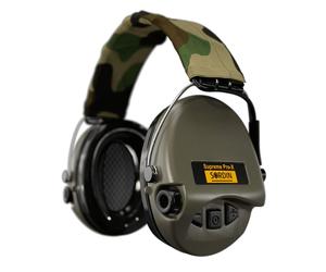 Sordin SUPREME PRO X Vert Camo - Serre-Tête