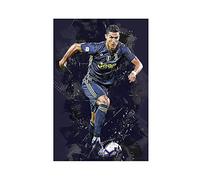SORECI Cristiano Ronaldo Poster 2 sur toile Décoration murale pour salon chambre à coucher sans cadre 50 x 75 cm