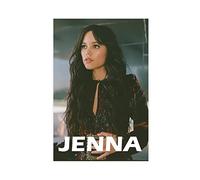 SORECI Impression sur toile de l'actrice Jenna Ortega - Décoration murale pour salon, chambre à coucher - Sans cadre - 30 x 45 cm