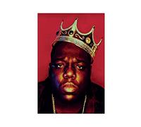 SORECI Impression sur toile pour salon, chambre à coucher, rappeur et musicien notoire Big B.I.G 711, 30 x 45 cm