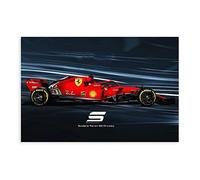 SORECI Poster sur toile Ferrari F1 Team - Décoration murale pour salon, chambre à coucher - Sans cadre - 30 x 45 cm