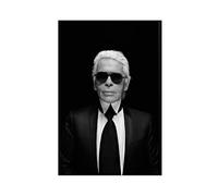 SORECI Poster sur toile Karl Lagerfeld 1 (2) - Décoration murale pour salon, chambre à coucher - Style sans cadre - 30 x 45 cm