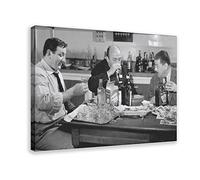 SORECI Tontons Flingueurs Poster sur toile Décoration murale pour salon, chambre à coucher, style cadre, 50 x 75 cm