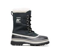 Sorel - Après-skis chauds et imperméables - Caribou Black/Stone pour Femme en Cuir - Taille 6 US - Noir Noir 6 US