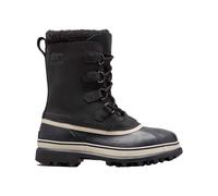 Sorel - Après-skis chauds et imperméables - Caribou M Black/Dark Stone pour Homme en Cuir - Taille 9,5 US - Noir Noir 9,5 US