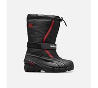 Sorel Flurry Boot Botte de Neige, Black Bright Red Youth Collection 2024, 43 EU