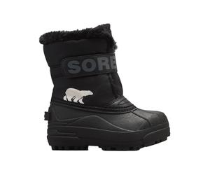 Sorel - Bottes de neige chaudes et résistantes - Childrens Snow Commander™ Boot Black Charcoal - Taille Enfant 30 - Noir Noir 30
